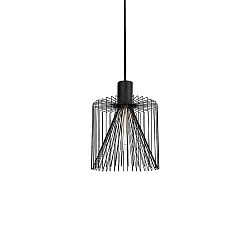 Schirm WIRO 1.8 CAGE, Ø 18.7cm, lackierter Stahl, ohne Abhängung + Leuchtmittel, mattschwarz
