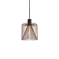 Shade WIRO 1.8 CAGE, lacquered steel, without suspension + lamp, rust