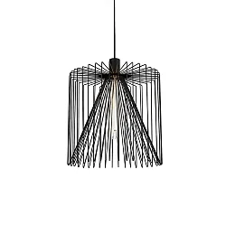 Shade WIRO 3.8 CAGE, lacquered steel, without suspension + lamp, black
