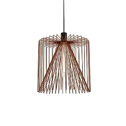 Schirm WIRO 3.8 CAGE, Ø 38.7cm, lackierter Stahl, ohne Abhängung + Leuchtmittel, rost