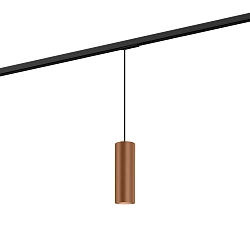 Pendant luminaire RAY 2.0 PAR 16 for 1-phase tracks, GU10 max. 12W, copper