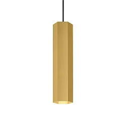 LED Pendant luminaire HEXO MULTI 3.0, 6W 2700K, CRi >90, without canopy, gold