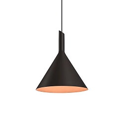 Design Pendant luminaire SHIEK 3.0, Ø 25.2cm, E27 max. 20W, dimmable, black copper