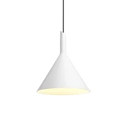 LED Design-Pendelleuchte SHIEK 3.0, Ø 25.2cm, 11W 1800-2850K, CRi >90, dim-to-warm, ohne Baldachin (Kabel offen), weiß