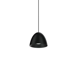LED Pendelleuchte COZY CONE 3.0, IP20, 350mA (exkl. BG), 6W 2700K 545lm 40°, CRi>90, 400cm Pendel (offen), schwarz