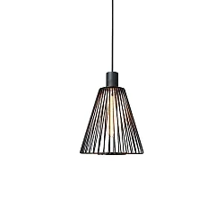 pendant luminaire WIRO 1.0 CONE CEILING SUSP E27 IP20, black 