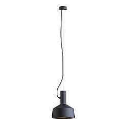 Pendant luminaire ROOMOR 1.0 PAR16, GU10, 250cm, deep black, with shade 2.0