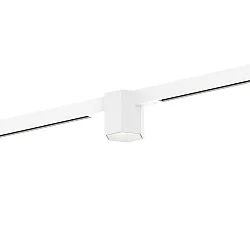 LED Schienenstrahler HEXO ON STREX 1.0, 25°, 48V, 7W, 2700K, 440lm, IP20, dimmbar, Schiene weiß / Leuchte weiß