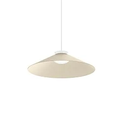 pendant luminaire CLEA 2.0 - Ø 50CM round, direct / indirect IP20, silk grey dimmable