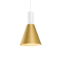 pendant luminaire ODREY CEILING SUSP 1.4 PAR16 GU10 IP20, gold, white matt 