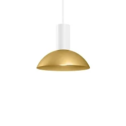 pendant luminaire ODREY CEILING SUSP 1.7 GU10 IP20, gold, white matt 