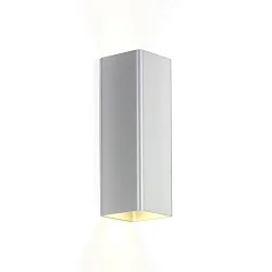 Wall luminaire DOCUS MINI 2.0 PAR16, Up&Down, 2x GU10 max. 12W, aluminum brushed