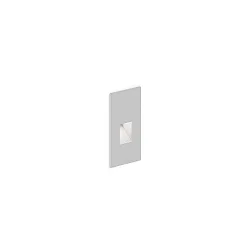 LED Wandeinbauleuchte STRIPE WALL REC 0.4 LED 3000K L 1/2W 350/700mA 3V CRI80, alu gebürstet