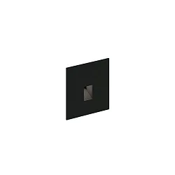 LED Wandeinbauleuchte STRIPE WALL REC 0.7 LED 3000K B 1/2W 350/700mA 3V CRI80, schwarz matt
