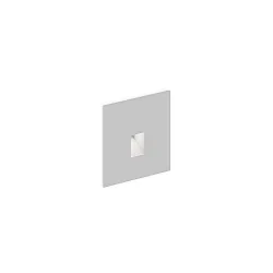 LED Wandeinbauleuchte STRIPE WALL REC 0.7 LED 3000K L 1/2W 350/700mA 3V CRI80, alu gebürstet