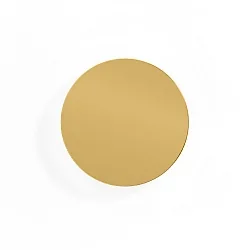 LED Wandleuchte MILES 2.0 ROUND, indirekt, Ø 19cm, 8W 3000K, CRi >90, dimmbar, gold