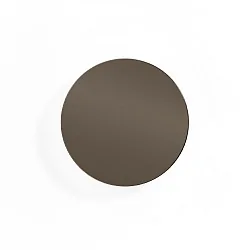 LED Wandleuchte MILES 2.0 ROUND, indirekt, Ø 19cm, 8W 3000K, CRi >90, dimmbar, bronze
