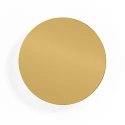 LED Wandleuchte MILES 3.0 ROUND, indirekt, Ø 26cm, 8W 2700K, CRi >90, dimmbar, gold