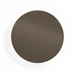 LED Wandleuchte MILES 3.0 ROUND, indirekt, Ø 26cm, 8W 2700K, CRi >90, dimmbar, bronze