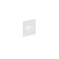 LED Wandeinbauleuchte ORIS WALL REC 0.8, IP20, 8x8cm, 350/700mA 6V (exkl. BG), 2/5W (multi) 3000K 75lm, CRi >90, weiß