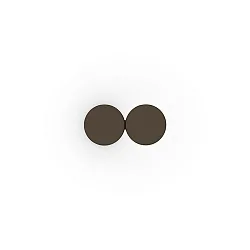 LED Wandleuchte DOT WALL SURF 2.0 LED 2700K Q 8W 220-240VAC DIM CRI90, bronze