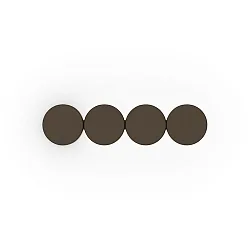 LED Wandleuchte DOT WALL SURF 4.0 LED 2700K Q 21W 220-240VAC DIM CRI90, bronze