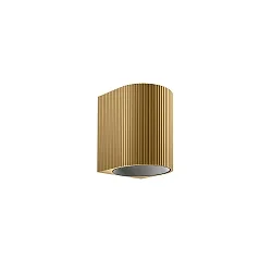LED Wandleuchte TRACE WALL SURF 1.0 LED 3000K H 8W 220-240VAC DIM CRI90, champagner, schwarz matt