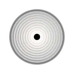 wall luminaire TAPIS SOFT WALL SURF 1.0 IP20, grey, marble dimmable