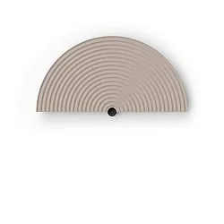 cover TAPIS 2.1 half round, mechanical, brown, sand coloured