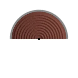 Dekorelement für TAPIS SOFT WALL SURF 2.1 OF, rot