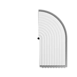 Dekorelement für TAPIS SOFT WALL SURF 3.1 WF, weiß