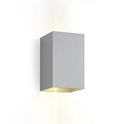 wall luminaire BOX WALL SURF 4.0 IP20, brushed aluminium dimmable