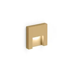 LED Treppenstufen-Leuchte RETO 0.8, IP20, 8x8cm, 350mA, 3W 3000K 150lm, CRi >90, champagner