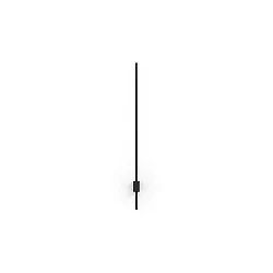 LED Design Wall luminaire FINLIN 1.0, 62.3cm, 6W 2700K, CRi >90, dimmable, black