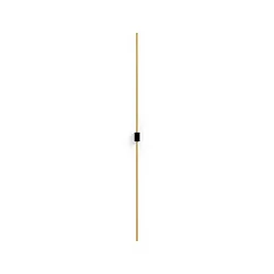 LED Design Wall luminaire FINLIN 2.0, 105cm, 12W 3000K, CRi >90, dimmable, black gold