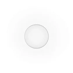 LED Spiegelaufsatz-Leuchte PERLEZ CLIP IP44 1.0, Ø 13cm, 230V AC, für Spiegel 2-7mm, CRi >95, dimmbar, Opalglas, 8W 4000K