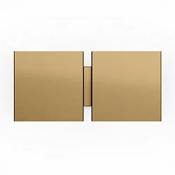 wall luminaire CG SQUARE 2G BIG E27 IP20, champagner
