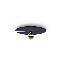 Wand-/Deckenleuchte MIRRO SOFT CEILING / WALL SURF 2.0 E27 IF max. 15W G95 220-240VAC, blau