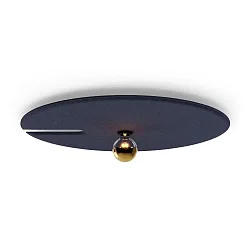 wall and ceiling luminaire MIRRO SOFT CEILING / WALL SURF 3.0 E27 IP20, blue 