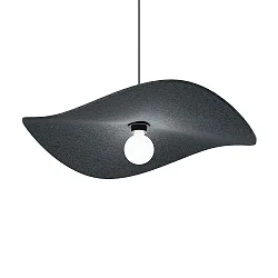 pendant luminaire WAVE SOFT 1.0 E27 IP20, anthracite