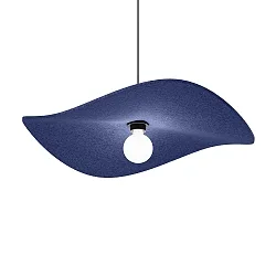 pendant luminaire WAVE SOFT 1.0 E27 IP20, indigo blue