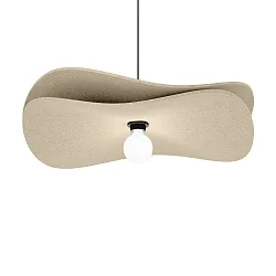 pendant luminaire WAVE SOFT 2.0 E27 IP20, limestone