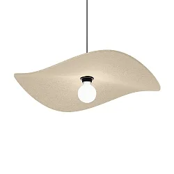pendant luminaire WAVE SOFT 1.0 E27 IP20, limestone