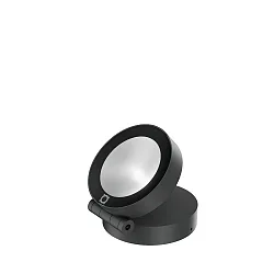 LED Fluter X-BEAM ROUND OUTDOOR WALL / FLOOR SURF PROJ 1.0 LED 3000K A 25W 220-240VAC DIM CRI80, schwenkbar, anthrazit