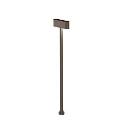 LED Außenleuchte KIOSK 1.2, IP65, 2-flammig, 230V, 3000K 2x370lm, CRi >90, dimmbar, ohne Sockel, offenes Kabel, bronze