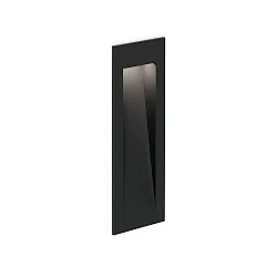 wall recessed luminaire ORIS OUTDOOR WALL REC 0.7 / 350/500/700MA down, current constant, indirect IP65, black matt 