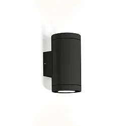 Außenwandleuchte TUBE WALL 2.0 PAR16, rund, IP65, 2-seitig (Up & Down), 2x GU10 max. 5W, schwarz