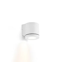 LED Außenwandleuchte TUBE WALL 1.0, rund, IP65, 1-seitig (Up or Down), 9.6W 3000K 36°, CRi >90, dimmbar, weiß