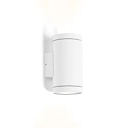 LED Außenwandleuchte TUBE WALL 2.0, rund, IP65, 2-seitig (Up & Down), 20.1W 3000K 36°, CRi >90, dimmbar, weiß