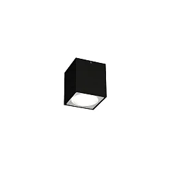 Outdoor LED Aufbau-Downlight TRAIN 1.0, IP65, eckig, down, 230V AC, 6W 3000K 570lm 35°, CRi >90, dimmbar, schwarz